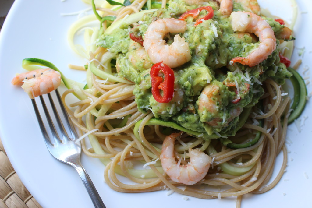 pasta met avocadosaus